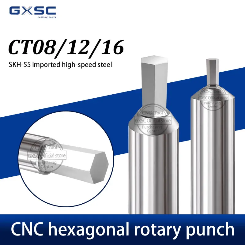 

CT08-1.5 CT12-7.0 CT16-15 CNC Lathe Hexagonal Rotating Punch Cutting Tools Punching High-Precision Punching Cutting Cutter Part