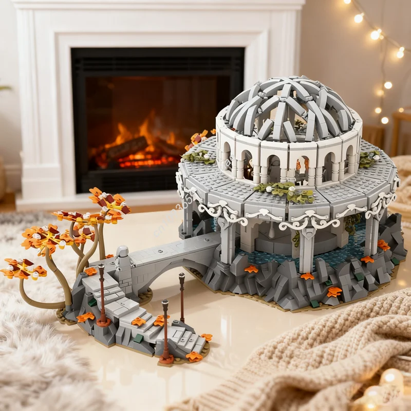 

2801 шт. MOC Белая Совет Хоббит и Лорд Модель Строительные блоки Игрушки Строительство Сборка DIY Рождественский подарок Креативный кирпич
