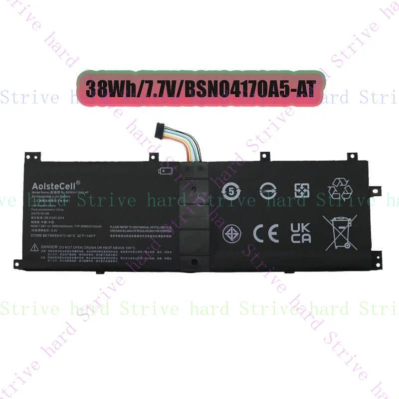 

Battery for Lenovo Miix 520-12IKB BSN04170A5-LH Miix5 pro BSNO4170A5-AT 4955mAh