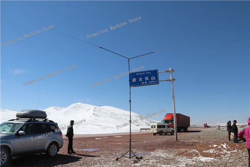 الأصلي JPC-7 متعدد الموجات HF الموجات القصيرة GP هوائي محمول خارجي QRP للراديو #5