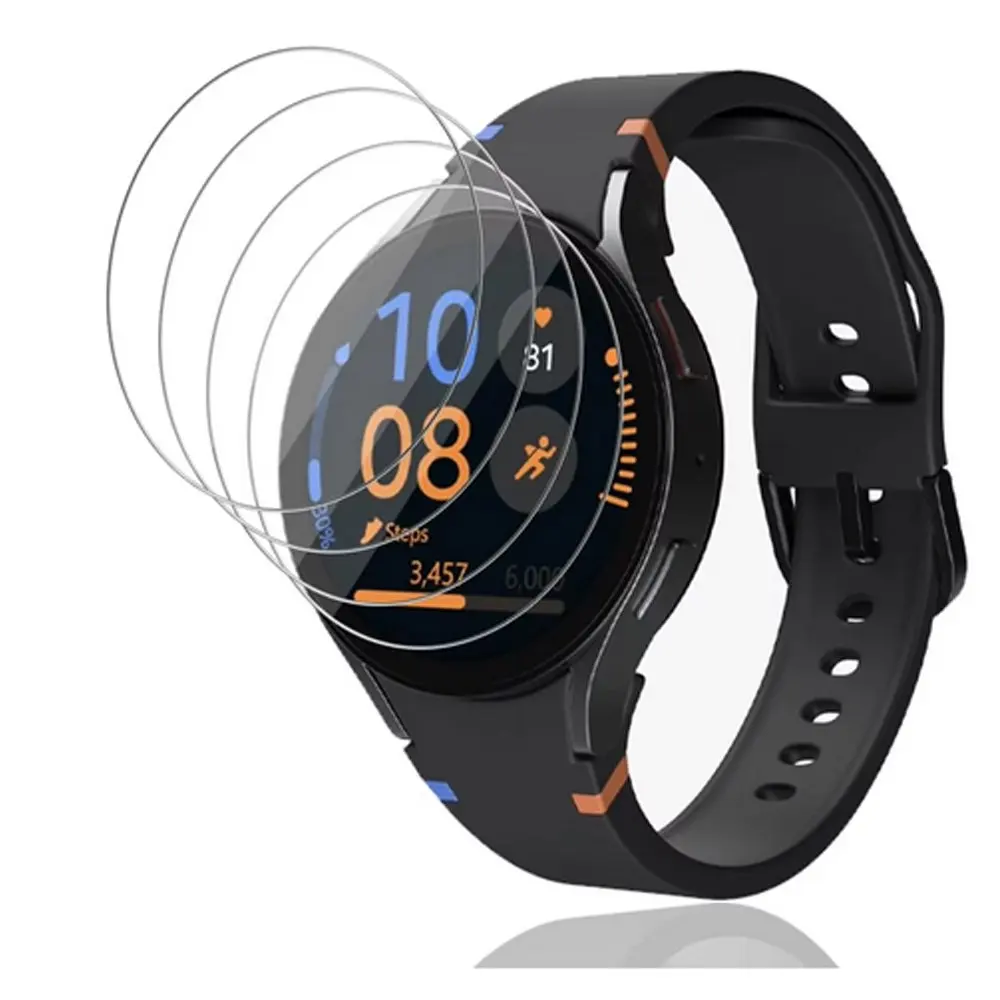 Защитная пленка из закаленного стекла 2,5D для Samsung Galaxy Watch 3 4 5 6 7 FE Ultra 47 40 44 41 45 42 46 43 47 мм
