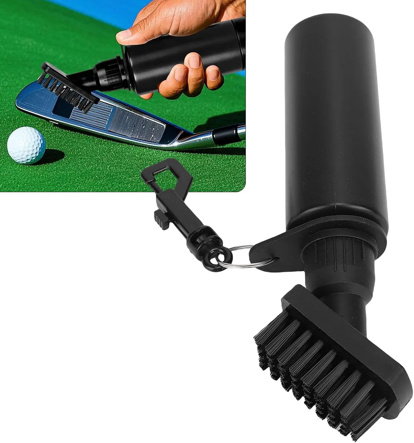 Portable Groove Cleaning Brush 1-5Pcs Golf Club Cleaner Groove Tube Golf Brush with Leakproof Reservoir Golf Accessories