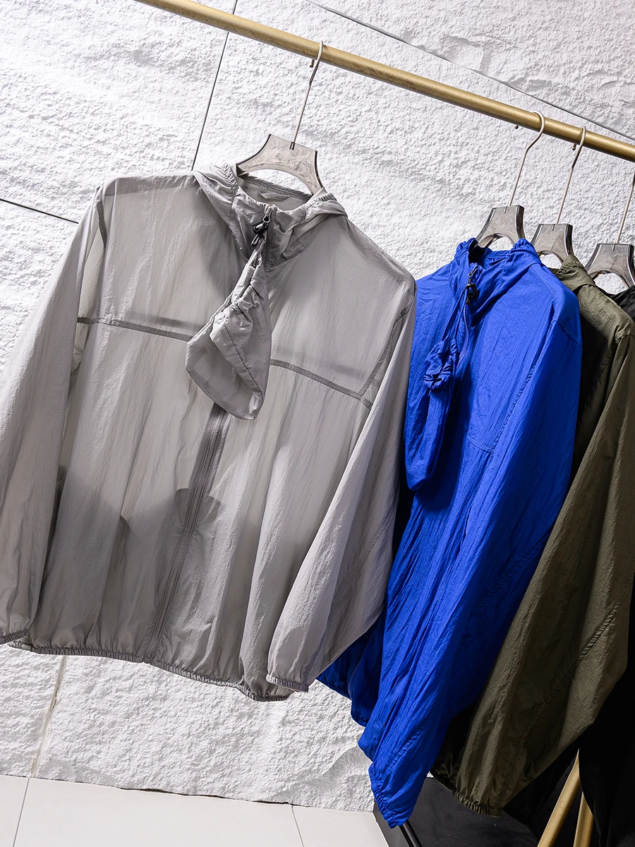 

Портативная легкая свободная одежда с дышащей защитой от ультрафиолета, солнцезащитные тюety, тонкая молодежная летняя верхняя одежда