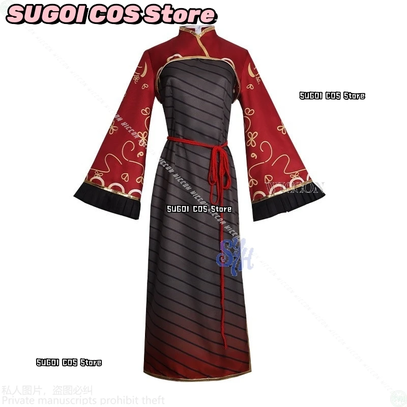 เจีย ซีชุน คอสเพลย์ อนิเมะ เกม ลิมบัส คอมพ์ไน คาวาอิ สไตล์จีน ชุดกี่เพ้าสีแดง ชุดกี่หลาสไตล์เรโทร โลลิต้า ฮาโลวีน คริสต์มาส {SUGOI COS}