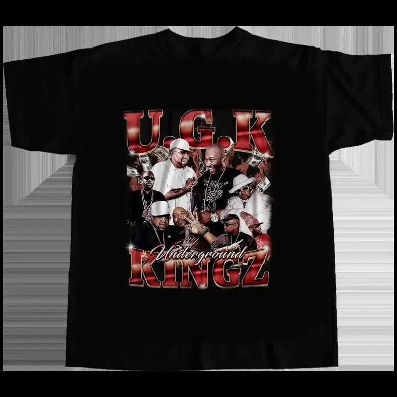 تي شيرت Pimp C Ugk Underground Kingz Bun B مغني الراب عتيق مقاس S 5Xl