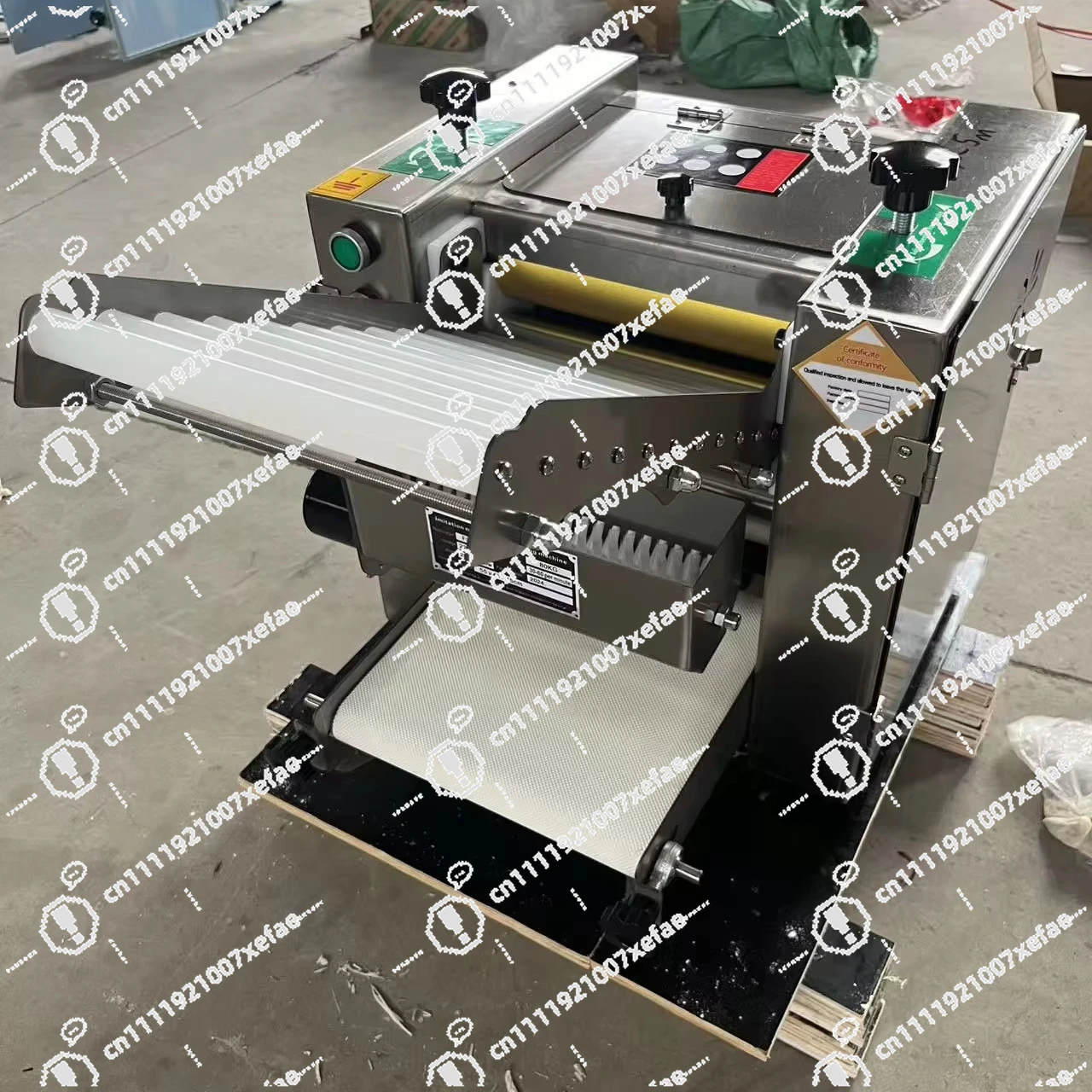 

Automatic Commercial Flour Tortilla, Roti, Chiapati, Arabic, Samosa, Empanadas, Dumpling Crust Making Machine