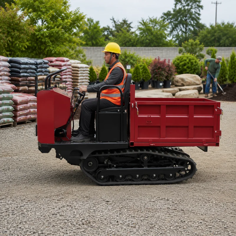 Diesel Engine Powered Motor Crawler Dumper For Muddy Earth Moving Job For Stable Slope Operations Manufacturer Direct Sale