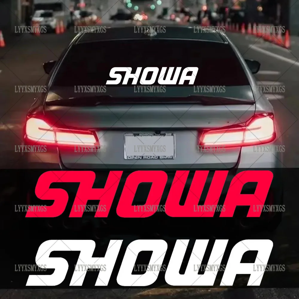 

Самоклеящиеся индивидуальные индивидуальные наклейки для автомобиля Showa, водостойкая солнцезащитная виниловая наклейка, кондиционер, лобовое стекло, автомобильные аксессуары