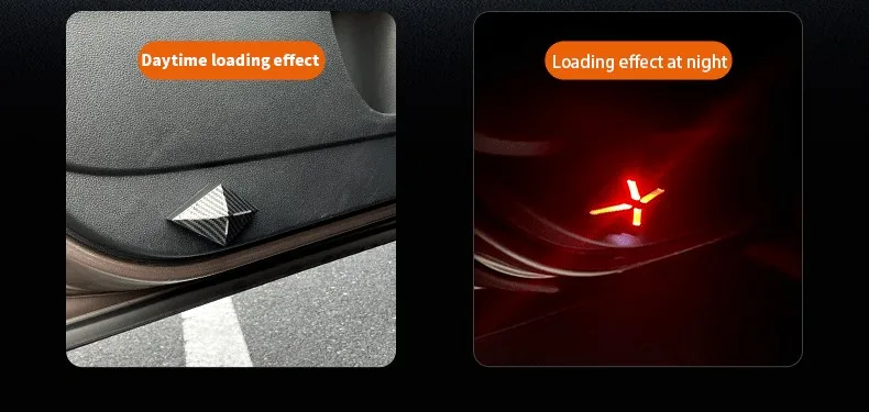 2pcs Car door welcome warning light accessories for Mahindra kuv100 xuv300 tuv300 mahindra pik up 4x4