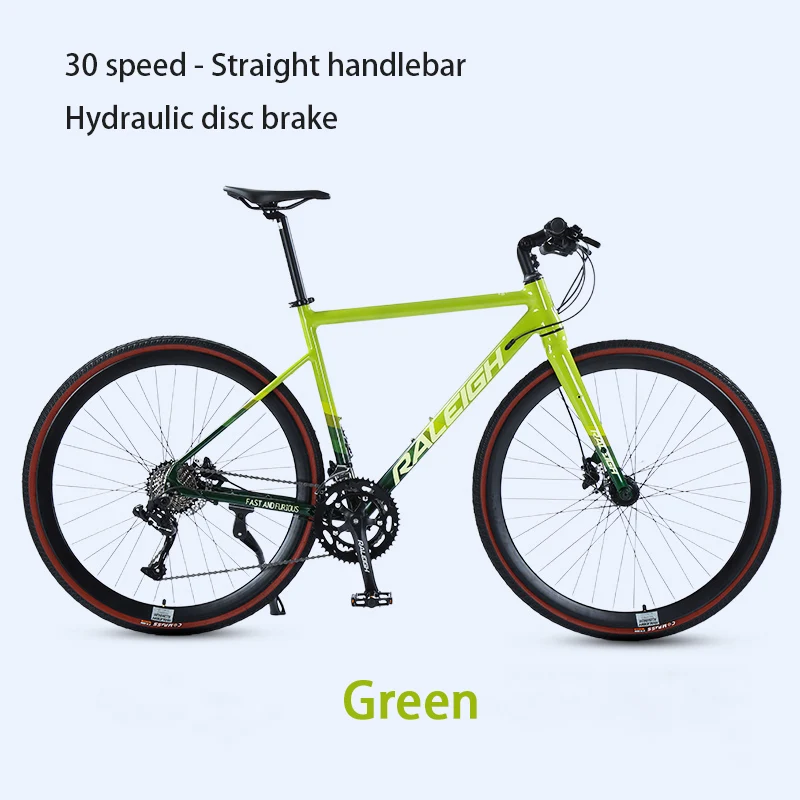 Road Bike with Variable Speed Disc Brake, Racing Bicycle, Aluminum Alloy, Gravel Bike, 47cm, 52cm, 700C, 16 Speed, 30 Speed