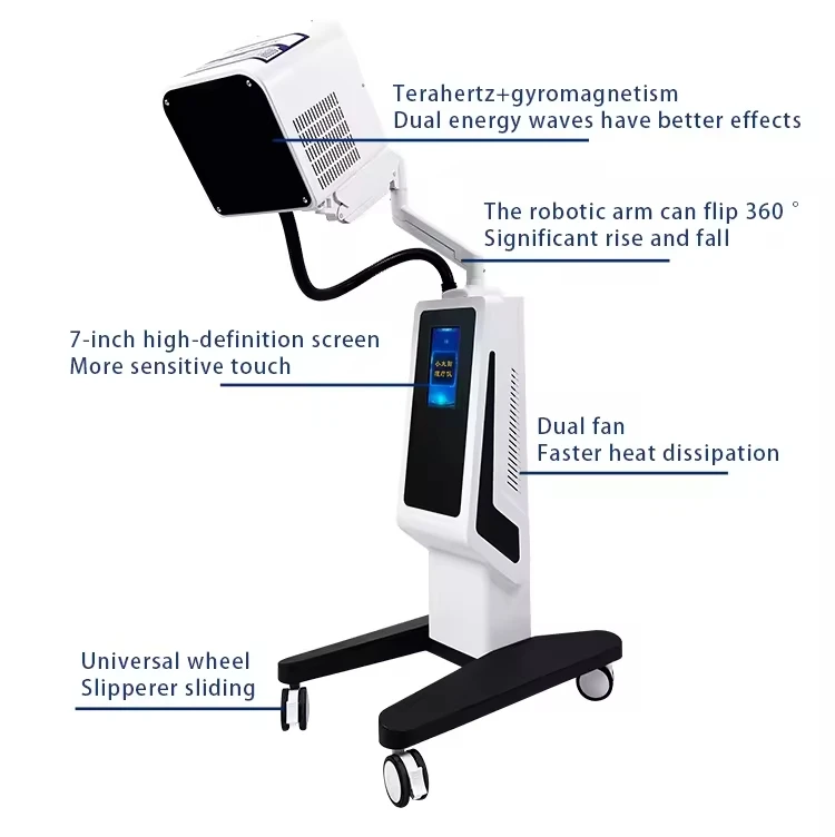 신체 통증 완화 자기 치료 재활 장비를 위한 물리 치료 테라헤르츠 회전 자기 치료 기계