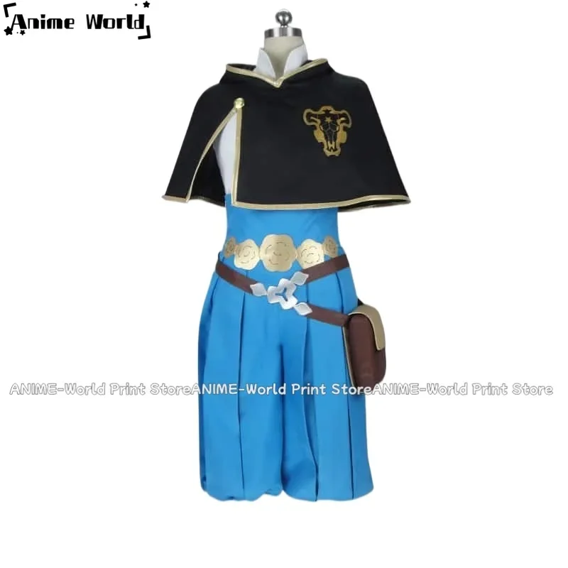 

《Custom Size》Unisex Anime Clover Grey Cosplay Costume Any Size Clothes DressHalloween Custom Made