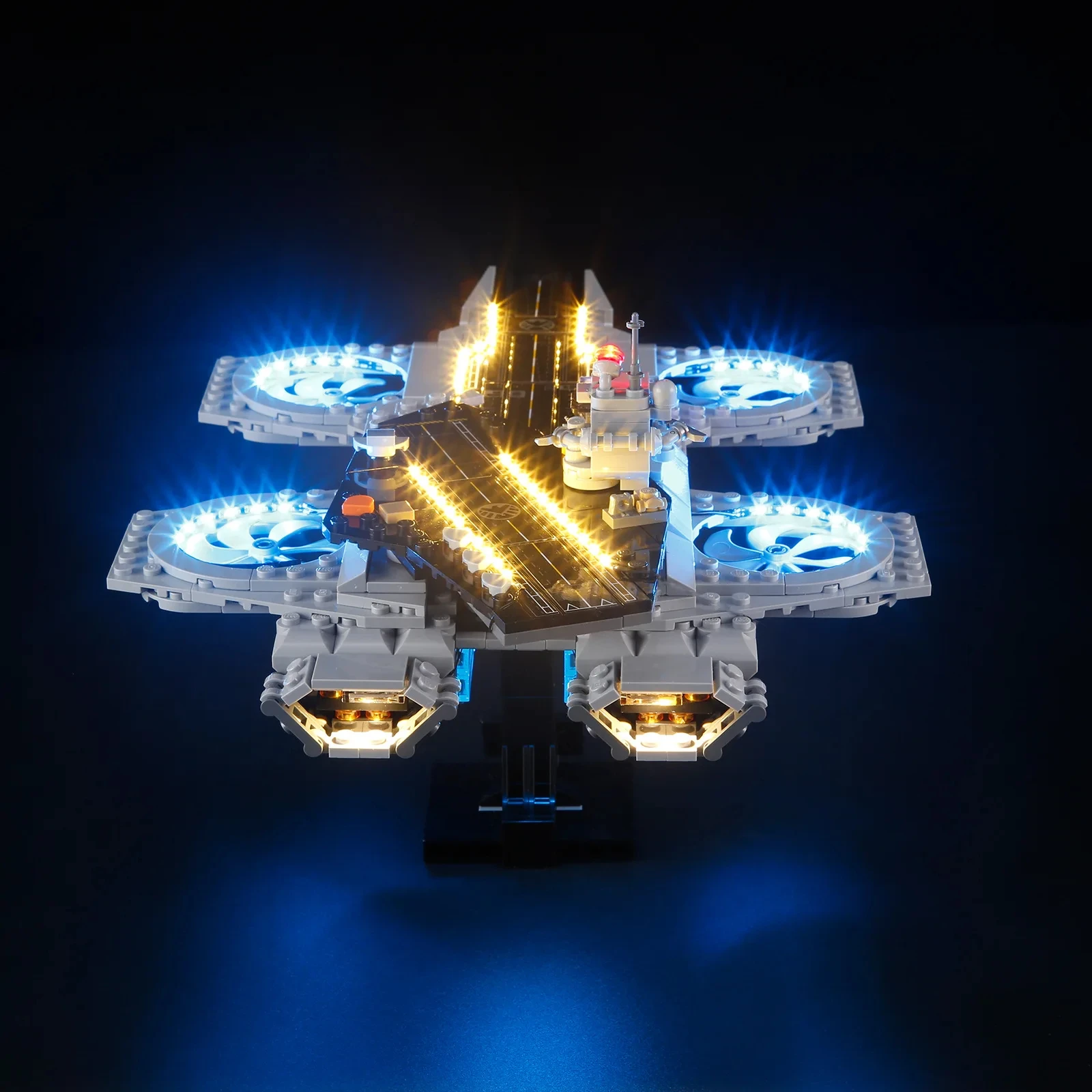 DIY LED Light Kit For LEGO 76295 The Helicarrier Building Block Set ( Only LED Light,Without Blocks Model)