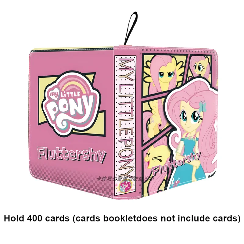 400 PCS My Little Pony Twilight Sparkle appljack Cards Album Map Letter Folder Binder Notebook Game Collection Gift Toy Card