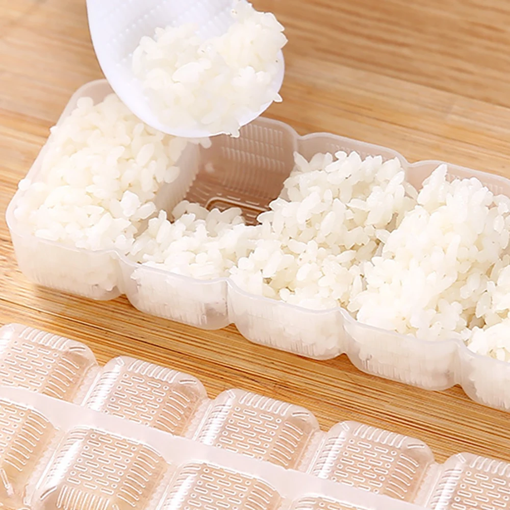 Sushi Mold Transparent And Visible Press Release Transparent Color Opp Bag Packaging Kitchen Tools Rice Ball Mold Cooking Tools