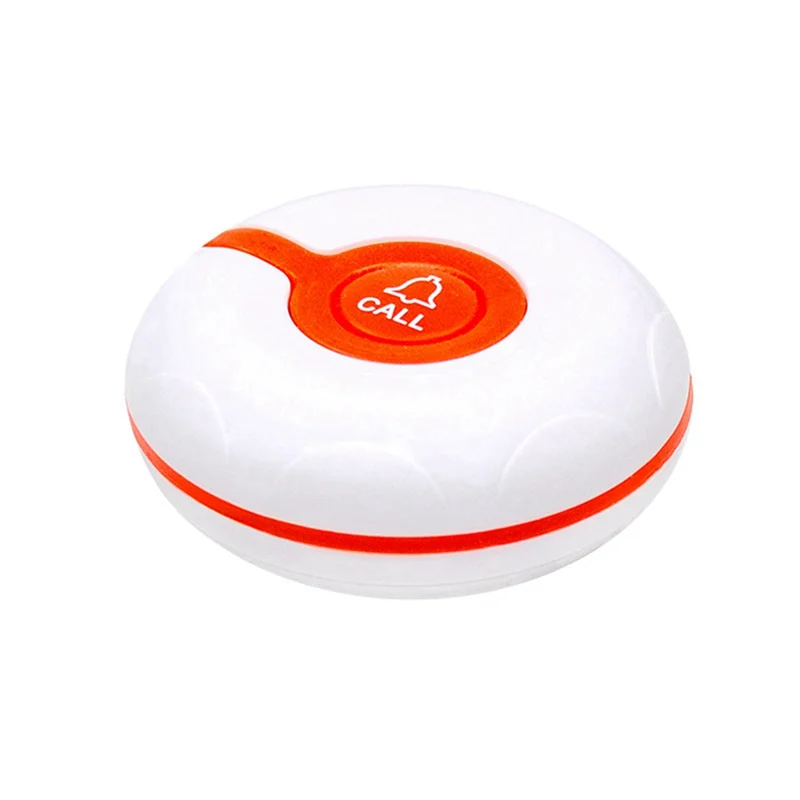 ABKJ-Waterproof Wireless Call Transmitter Button Pager 433Mhz For Restaurant Calling System Cafe Clinic System
