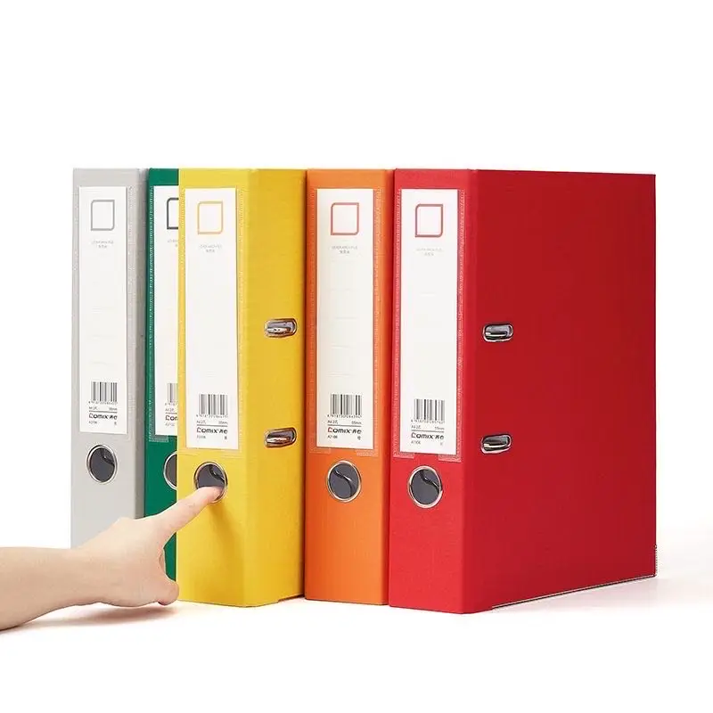 Imagem -05 - Paper Document Organizer Grande Capacidade Ring Binder Lever Arch File Folder Armazenamento de Documentos a4