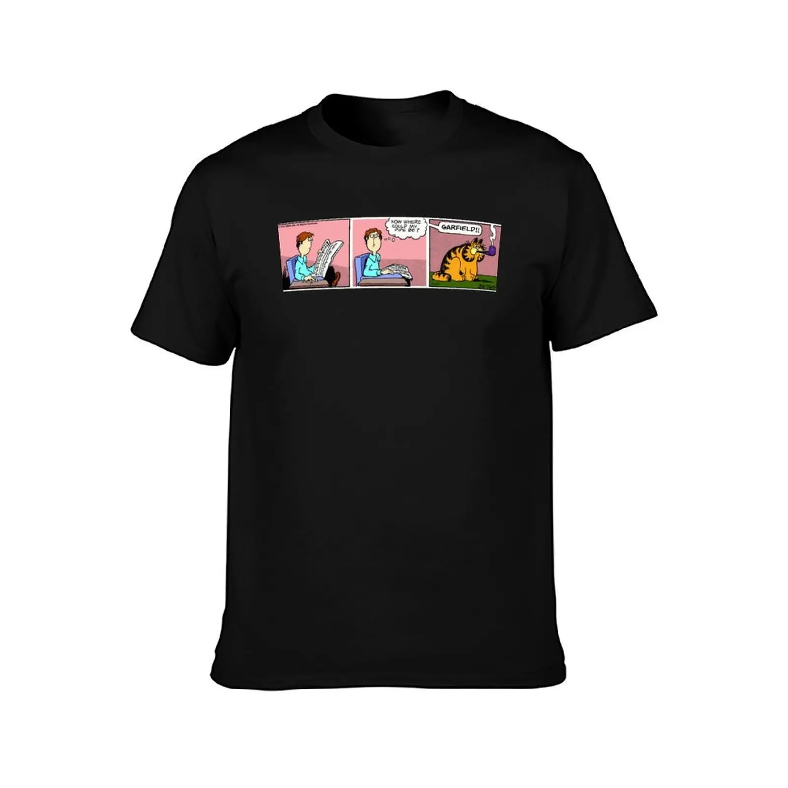 The Pipe Strip T-Shirt, Summer Casual Cotton Tee, Oversized Streetwear Tops, Vintage Graphic Print, Loose Fit Short Sleeve