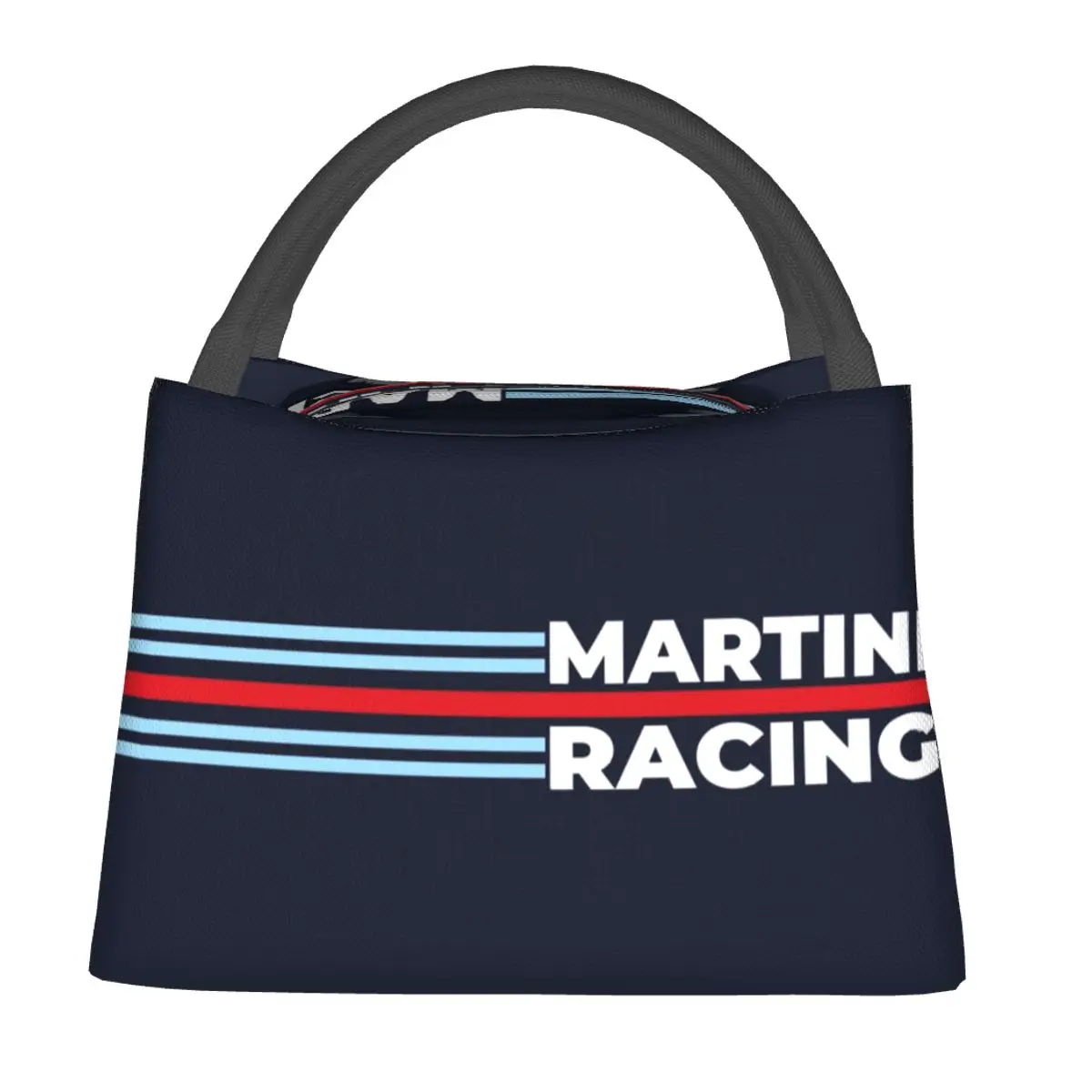 Martini Racing Lunch Bags Insulated Bento Box Waterproof Lunch Tote Picnic Bags for Woman Student Travel