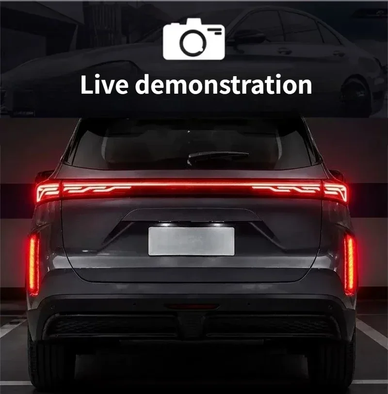 For Chery Tiggo 7 Plus / Omoda C7‌ 2025 2026 Car Rear Bumper Light Reflector Modified LED Driving Brake Navigation Lights detail image 11