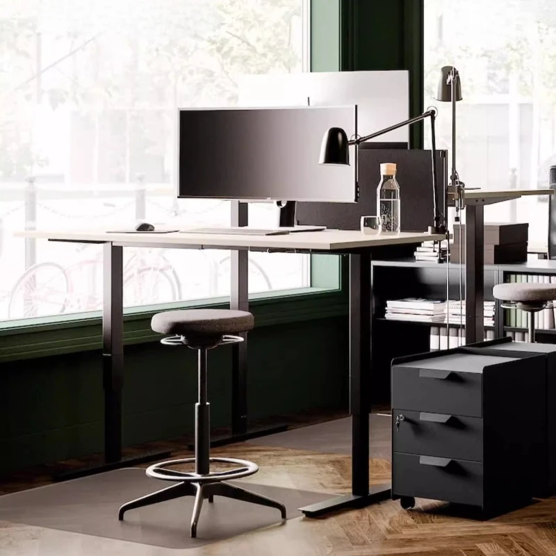 

Nordic Style Computer Desk With Adjustable Lift Computer Desks Gaming Desk Computer Table Study Table Room Office Furniture