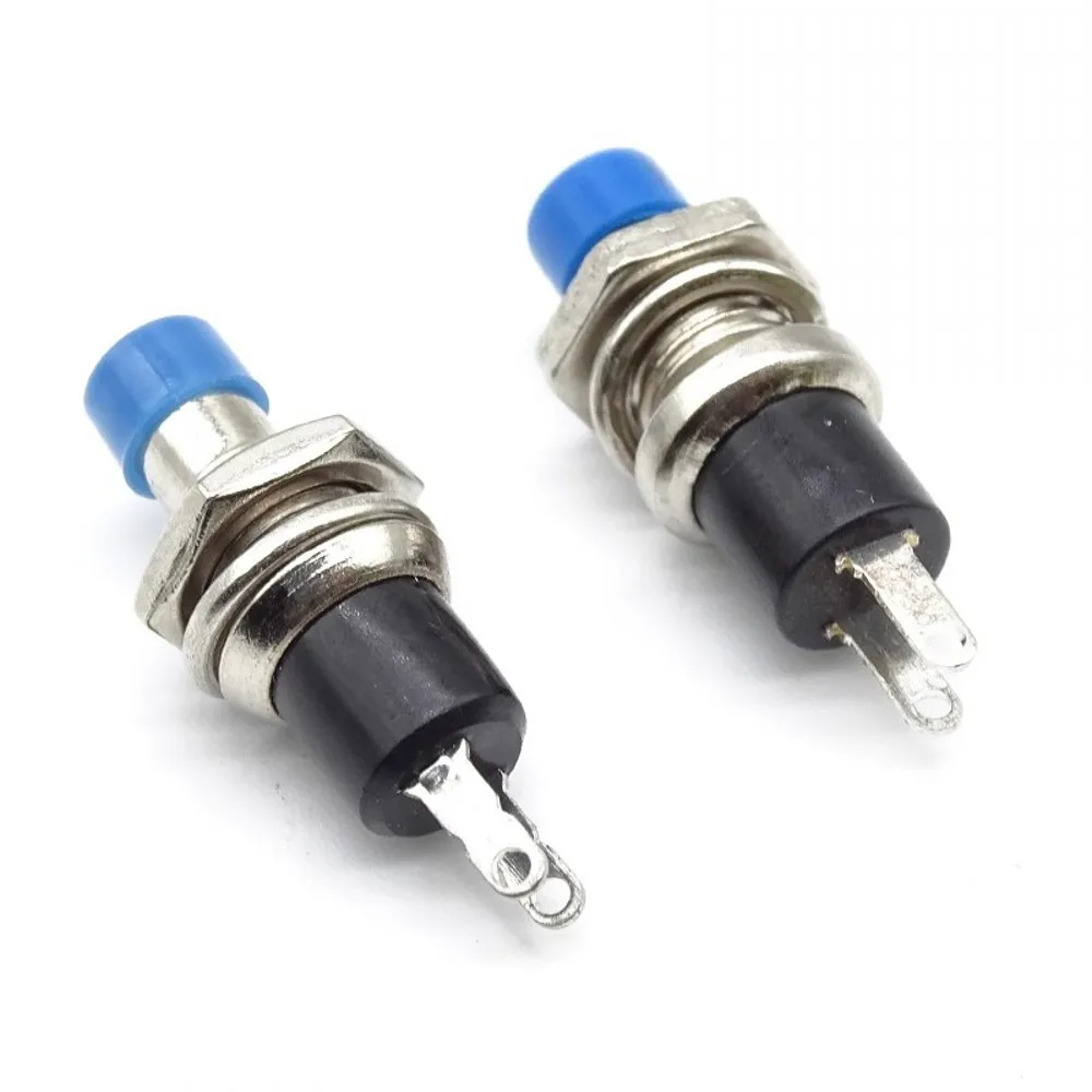 100 pcs 7mm, Mini runder momentaner Druckknopf schalter drücken Sie den Selbst rück stell schalter, normaler weise offen 1no, normaler weise geschlossen 1nc, Mikrosc halter – Detail 10