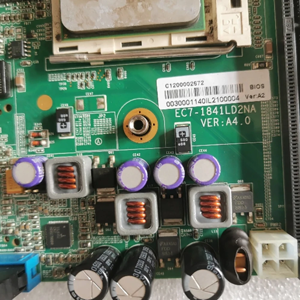 

EC7-1841LD2NA VER:A4.0 Industrial control motherboard with dual network ports