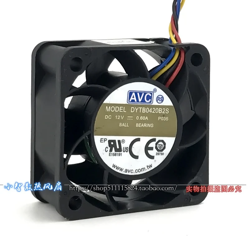 ORIGINAL DYTB0420B2S 12V 0.60A 4020 40*40*20mm KIPAS PENDINGIN BARU RADIATOR