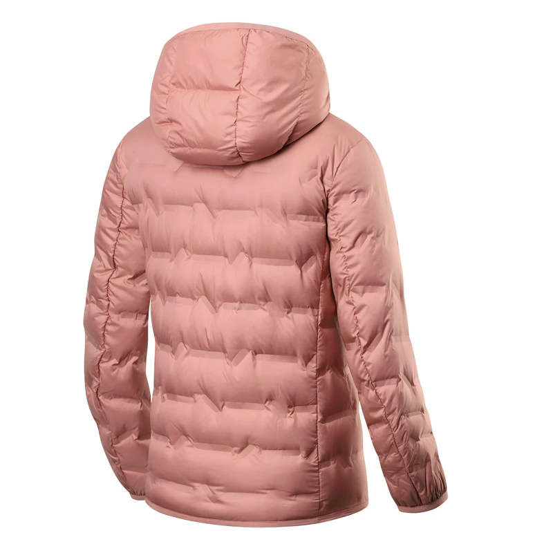 JNLN Winter Warm Down Jacket Women Hiking Camping Climbing Trekking Graphene Lining Coat Duck Down Lightweight Padding Jackets - Image 2