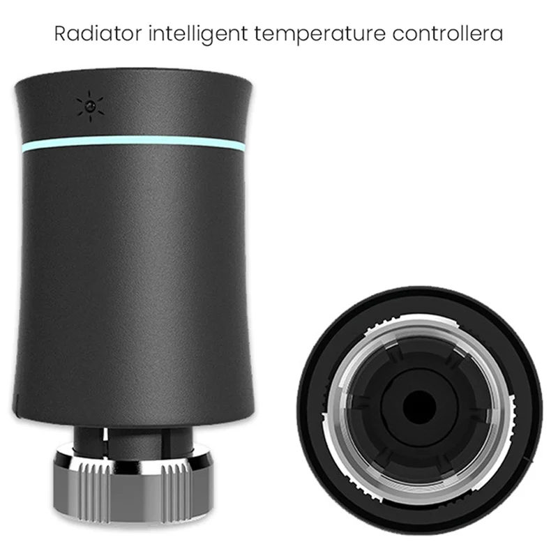 Katup Aktuator Radiator Zigbee3.0 TRV Tuya, Termostat Pintar yang Dapat Diprogram, Pengontrol Suhu Pemanas