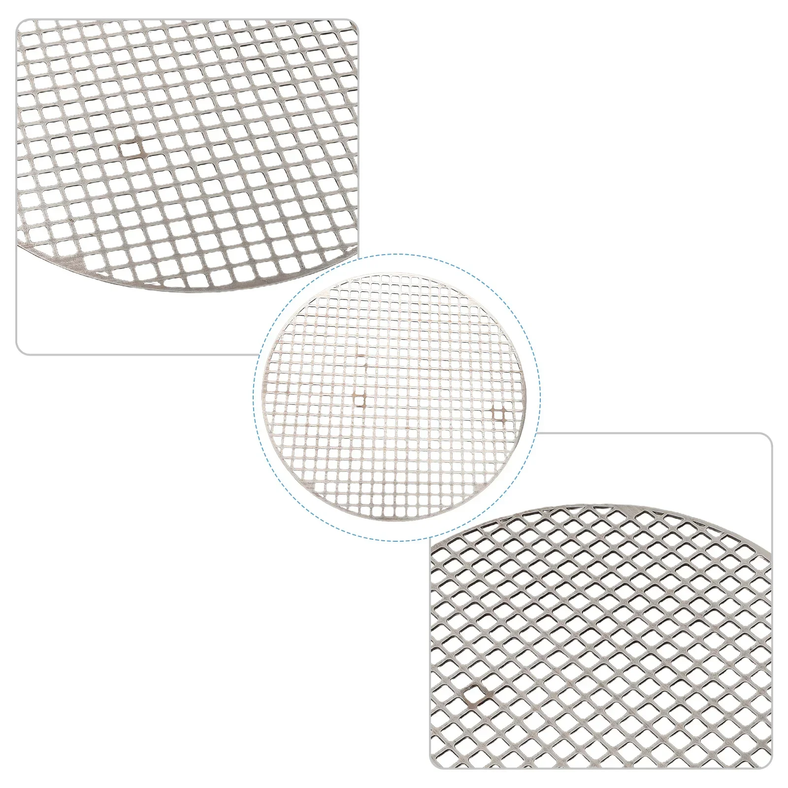 Rede redonda de aço inoxidável para churrasco, 18-30cm, forno de carbono, rack de churrasco a vapor para casa, acessório de cozinha