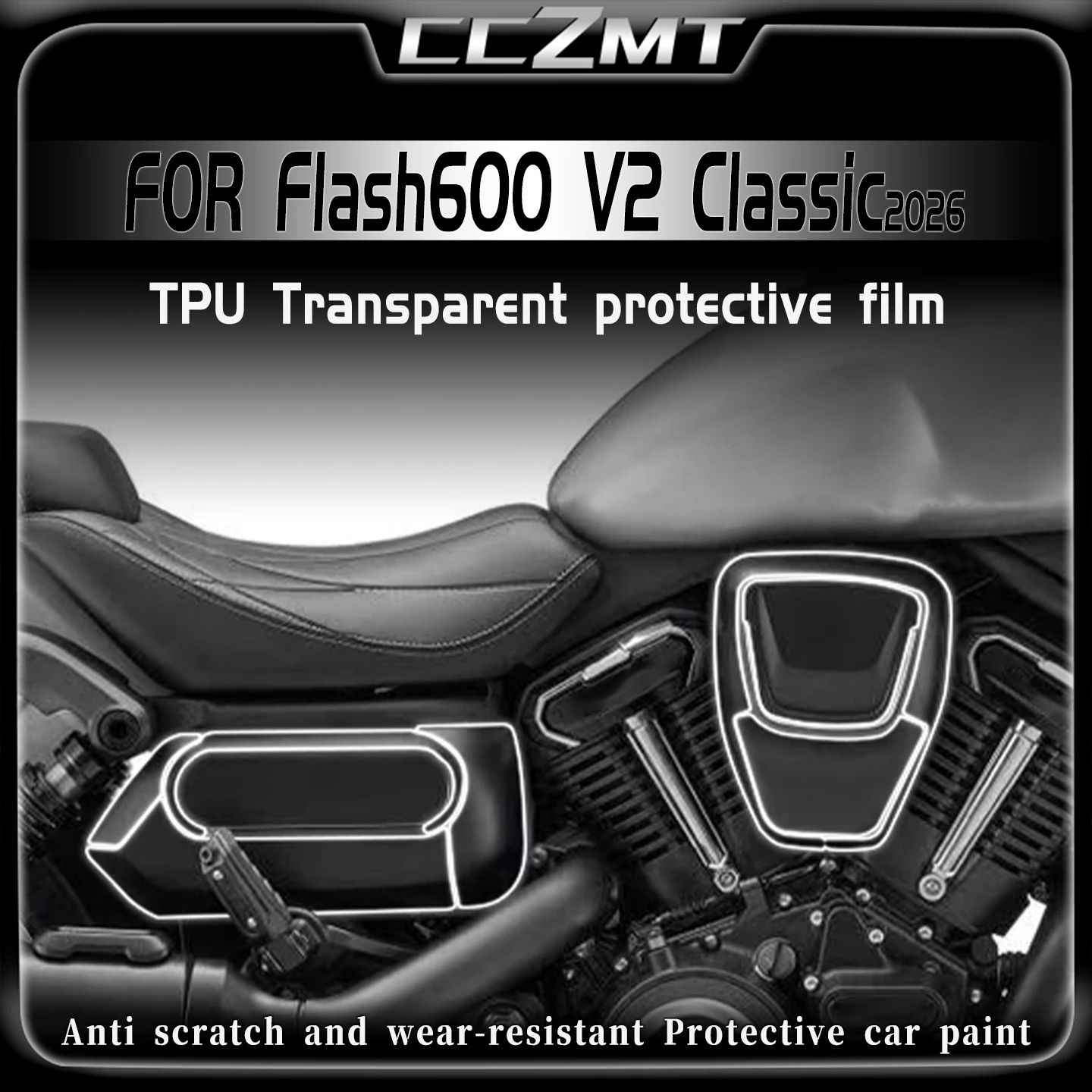 qjmotor-flash600-v2-クラシック-2026-目に見えない車カバー燃料タンクフィルム修正オートバイ傷防止アクセサリー