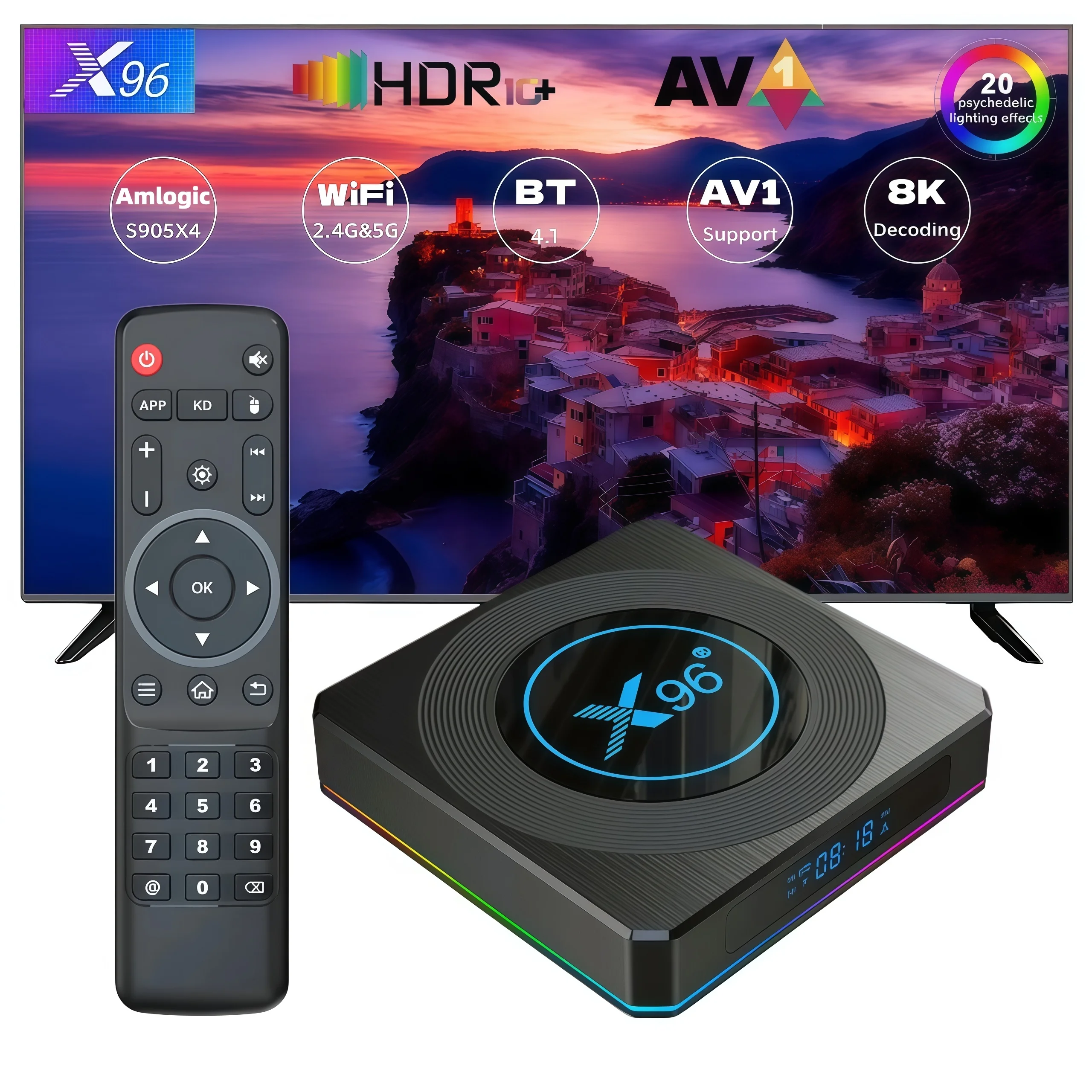 TV Box X96 X4 Android 11 4GB 64GB