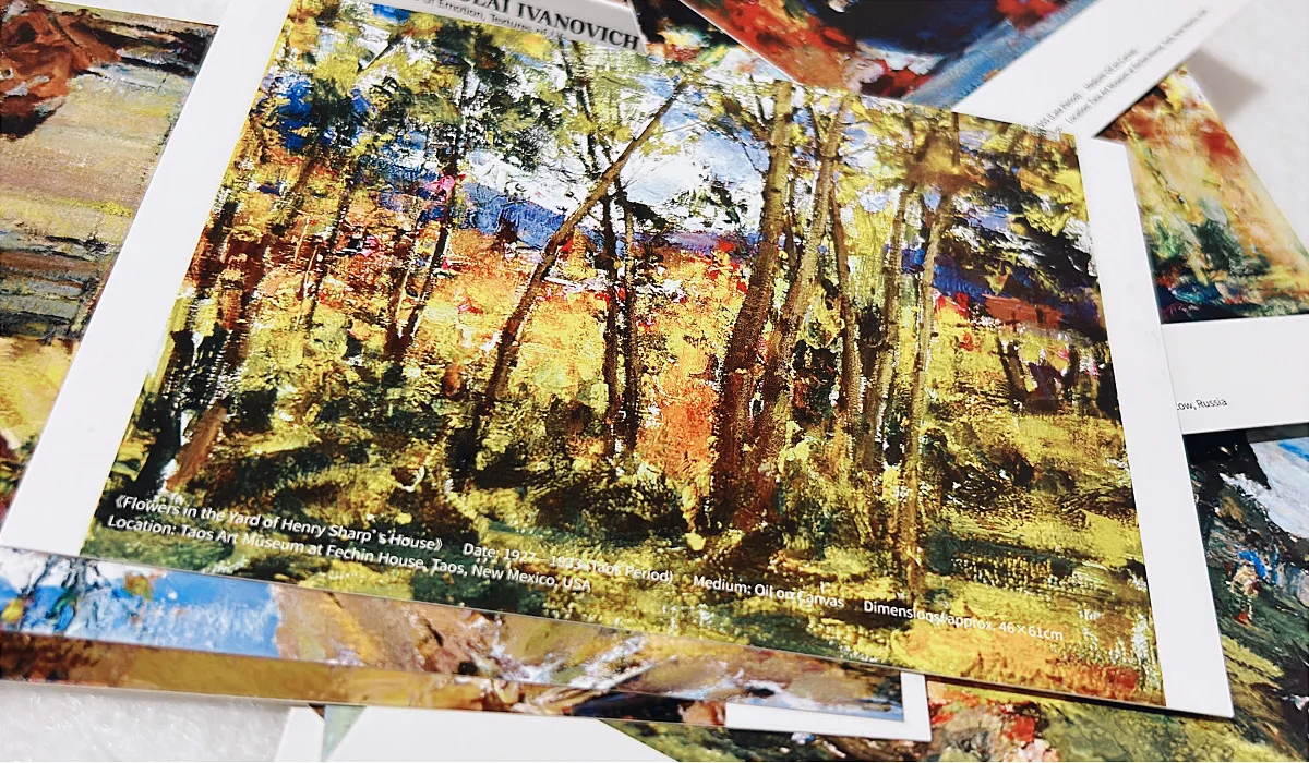 30 Pcs/Set Nicolai Ivanovich Fechin Oil Painting Postcard Art Greeting Card Retro Wish Gift&Message Card For DIY Decoration