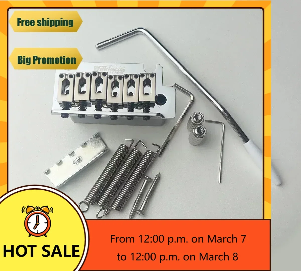 

HX---brand new-Wilkinson Licensed 2-Point Vintage-Type WOV07Electric Guitar Tremolo Bridge