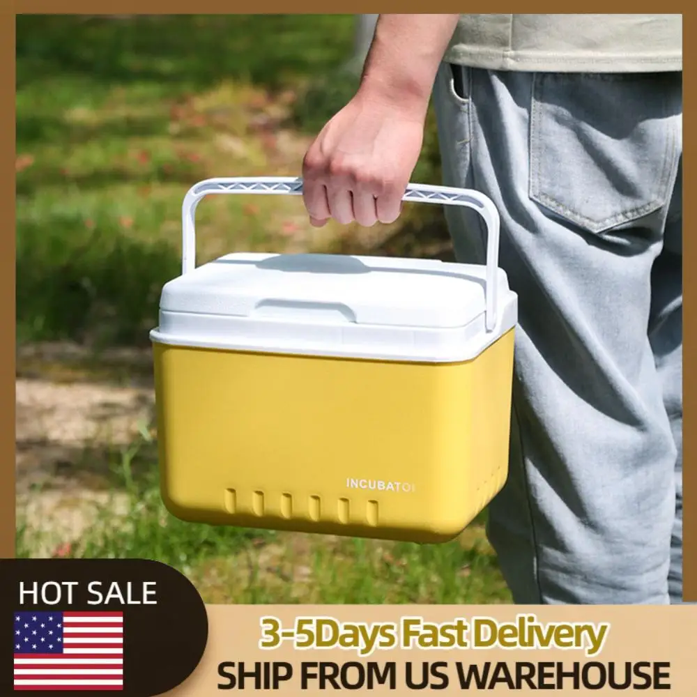 

6L Camping Cooler Box Multipurpose Insulated Ice Chest Outdoor Hard Cooler for Camping Picnic Beach Drink Beverage Fishing