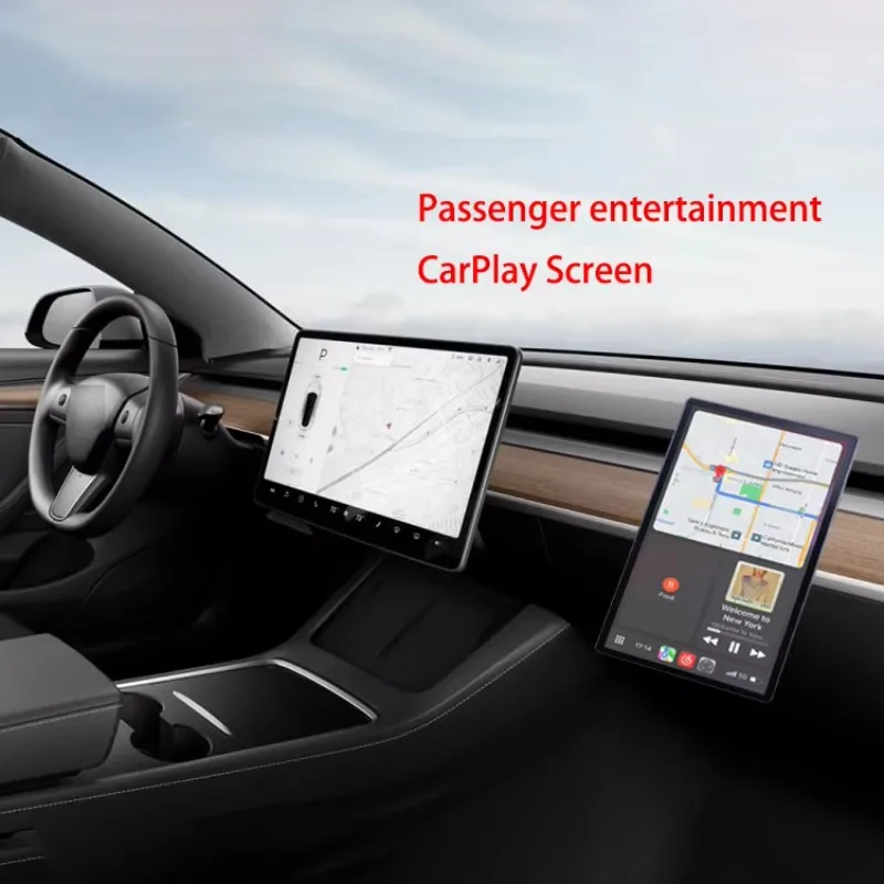 Schermo CarPlay da 9" per auto con CarPlay e Android Auto Ritratto e modalità paesaggio Touchscreen Telecamera di backup Navigazione GPS