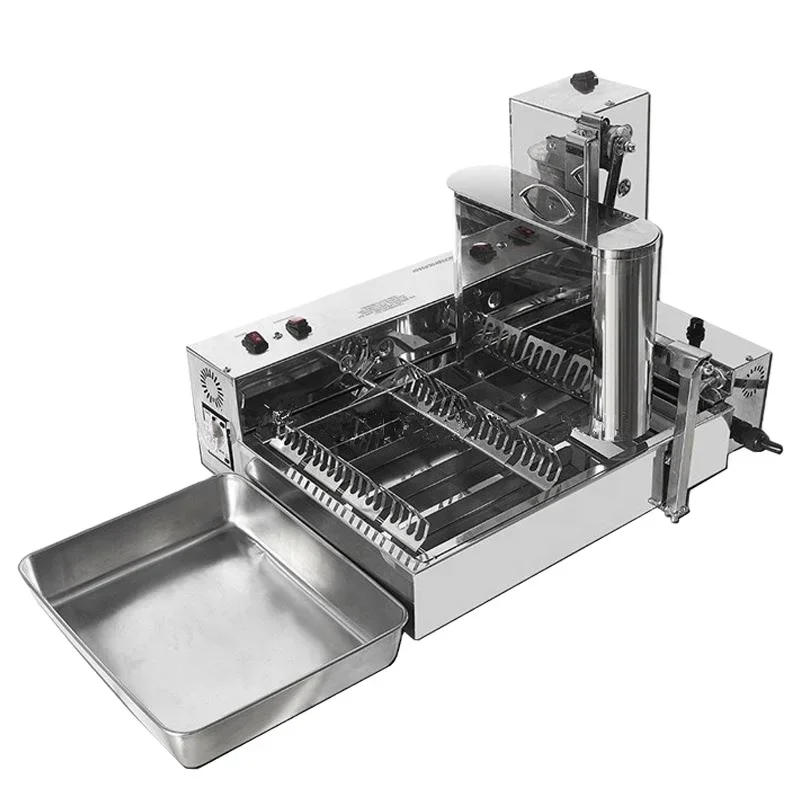 

Automatic Donut Maker Machine Donut Fryer Four Rows Of Mini Doughnuts