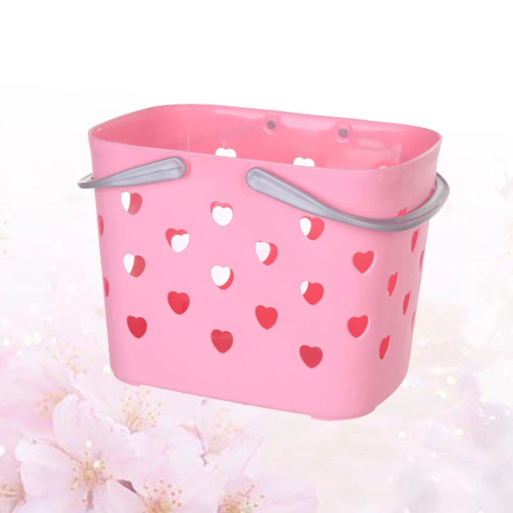 

Plastic Storage Basket Hollow Handle Portable Organizer for Bathroom Kitchen Toiletries Clothes Storage Home Organizer Basket