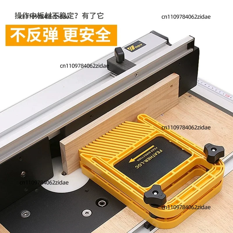 For Extended Feather Board Woodworking Safety Accessory for Inverted Router, Circular Saw, Table Saw, Band Saw DIY