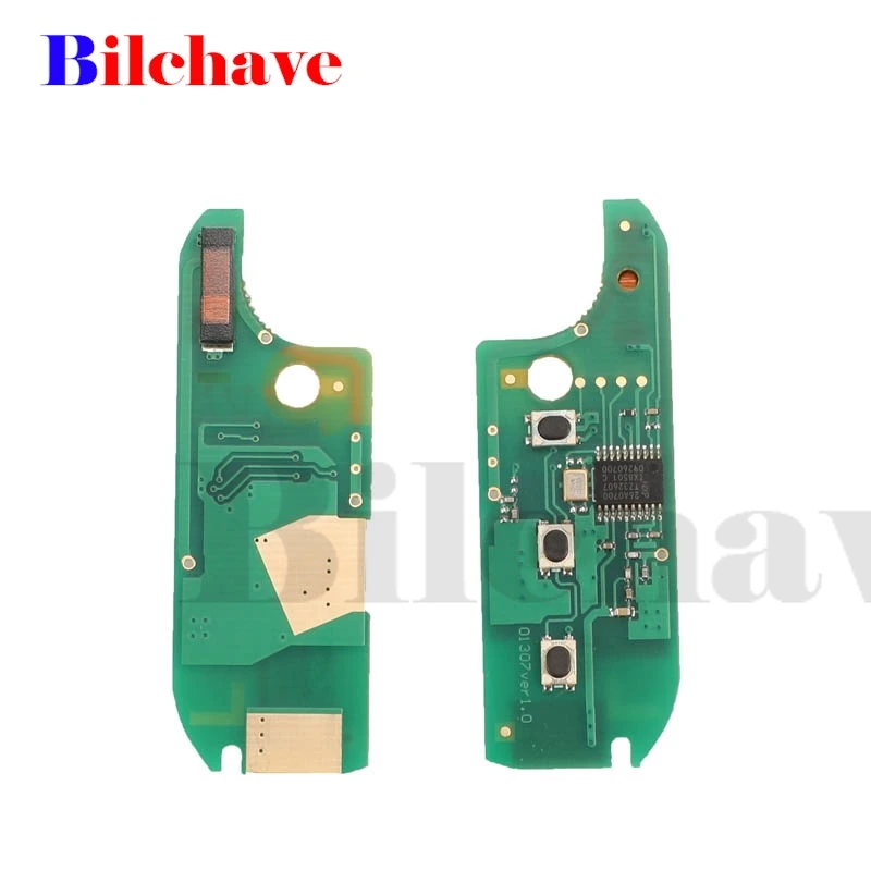 jingyuqin 433Mhz PCF7946 Chip Remote Car Key Circuit Board For FIAT 500 Doblo Fiorino Grande Punto Evo Qubo