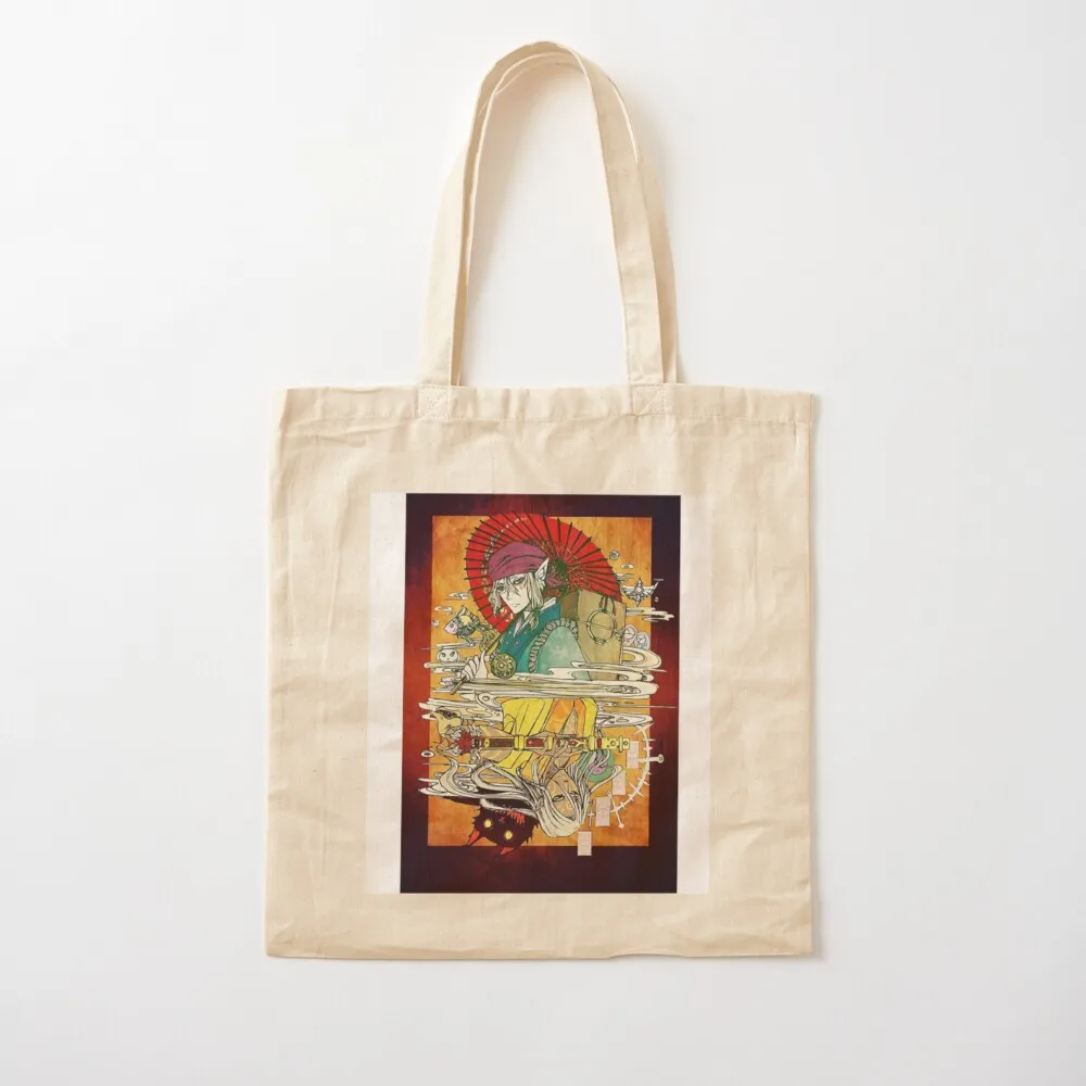 Kusuriuri Go with Moon Eyes Wolf Princess Mononoke Tote Bag