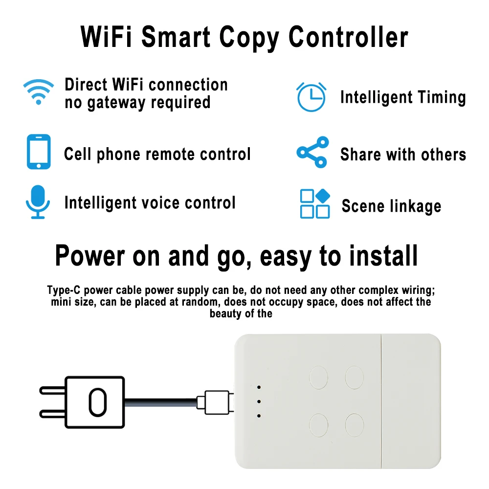 Nieuwe Smart DOORHAN RF Wifi Converter Gate Afstandsbediening Tuya App voor Zender 433 2-pro 4pro Deel functie Alexa Google Thuis