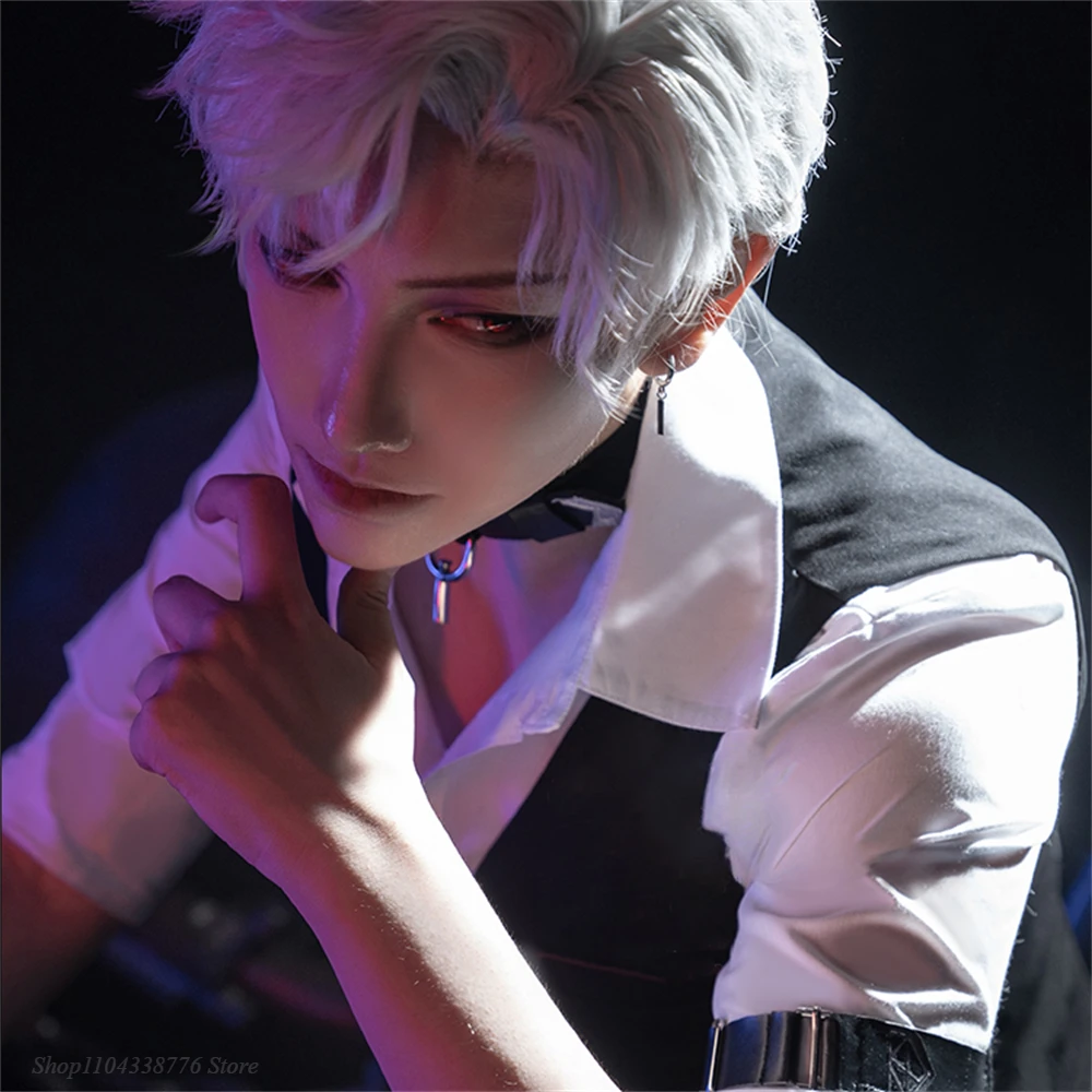 Nuovo 2025 Gioco Love And Deepspace Sylus Costume Cosplay Uomini adulti Abiti uniformi Set completo Accessori Vestito Abiti di Halloween