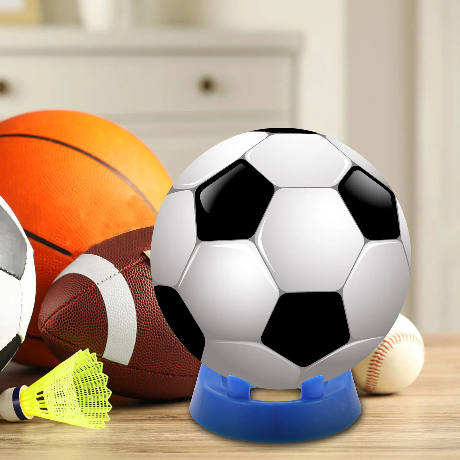 

5pcs Ball Holder Display Stand Pp Material Durable Basketball Volleyball Small Size Space Saving Indoor Use Sports Ball Stand