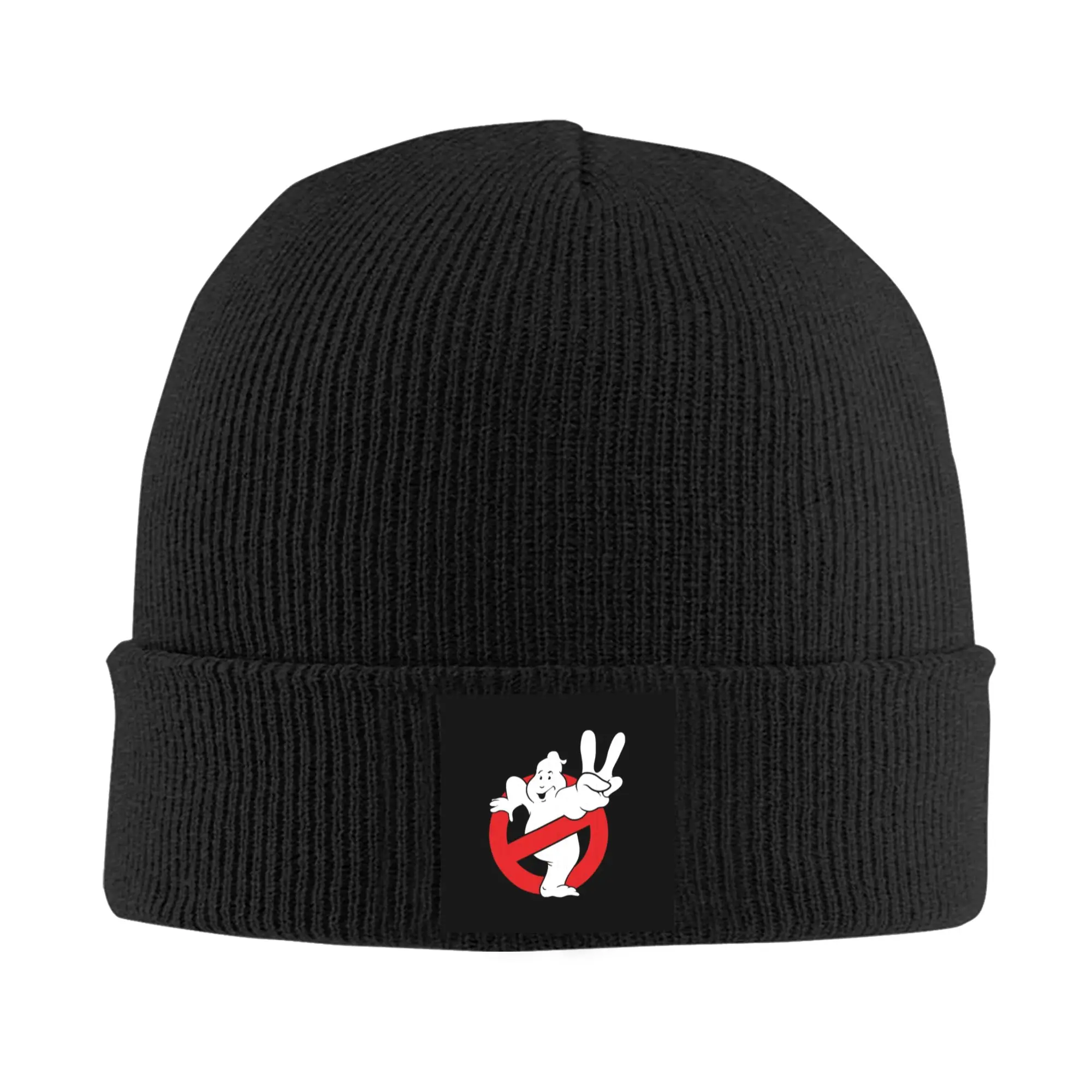 Ghosts Movie Skullies Beanies Caps For Men Women Unisex Trend Winter Warm Knit Hat Adult Busters Film Halloween Bonnet Hats