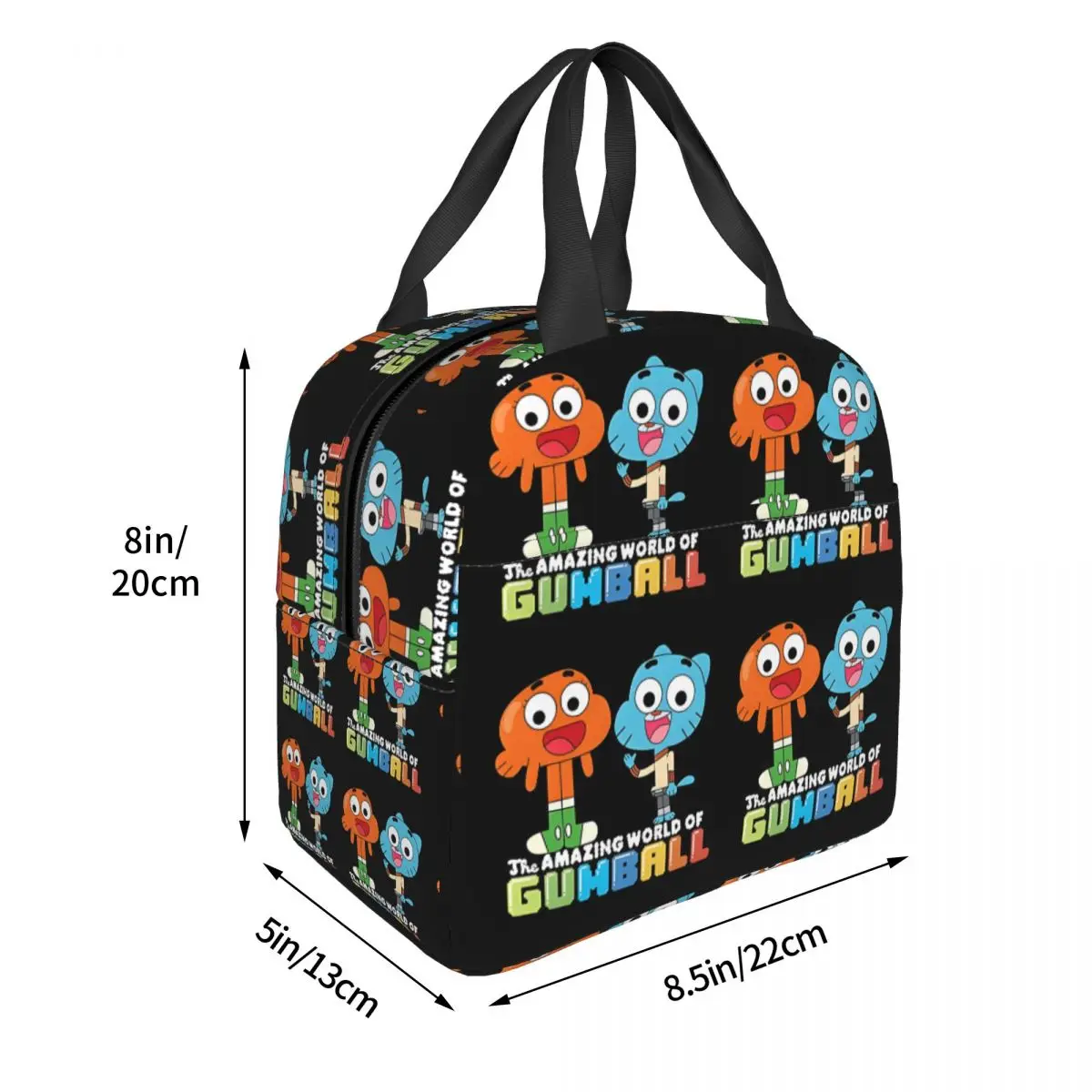 Zipper Closure Couple Gumball Travel Storage Bags Handheld And Darwin Greet For Work Storage Bag