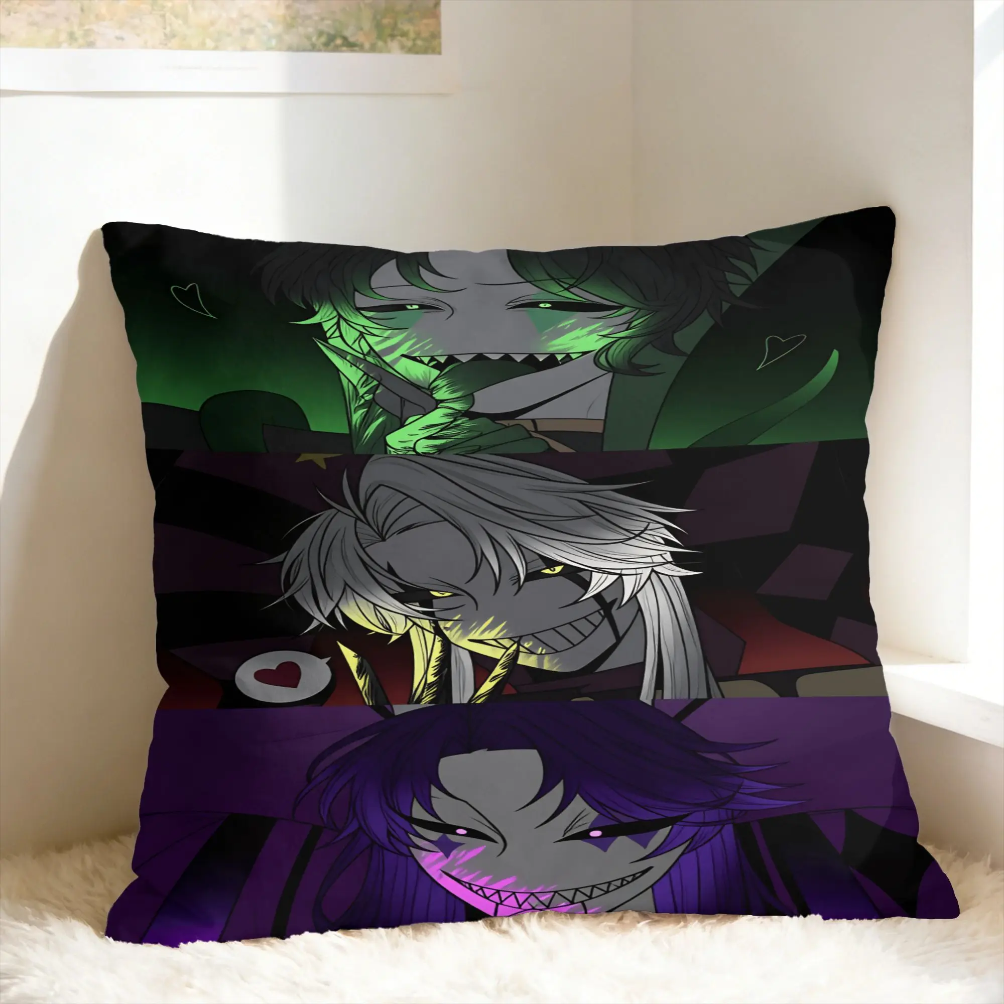 F-Freak C-Circus Pillow Case  Graphic Pillow Cover Vintage Pillowcases For Couch Sofa Bedroom