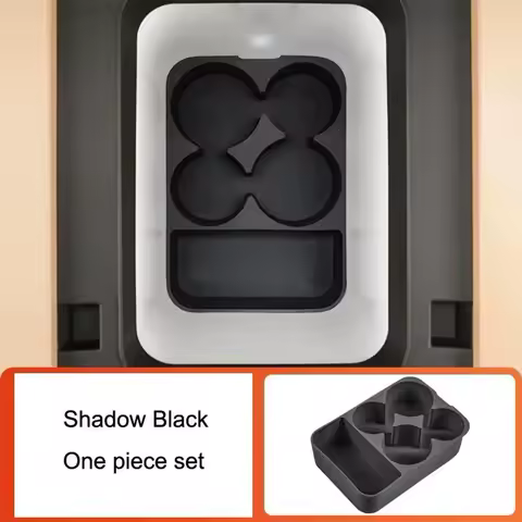 Car Central Control Refrigerator Silicone Pad Fit For BYD Leopard 8 Modified Auto Refrigerator Limit Fixed Grid Anti-slip Pad