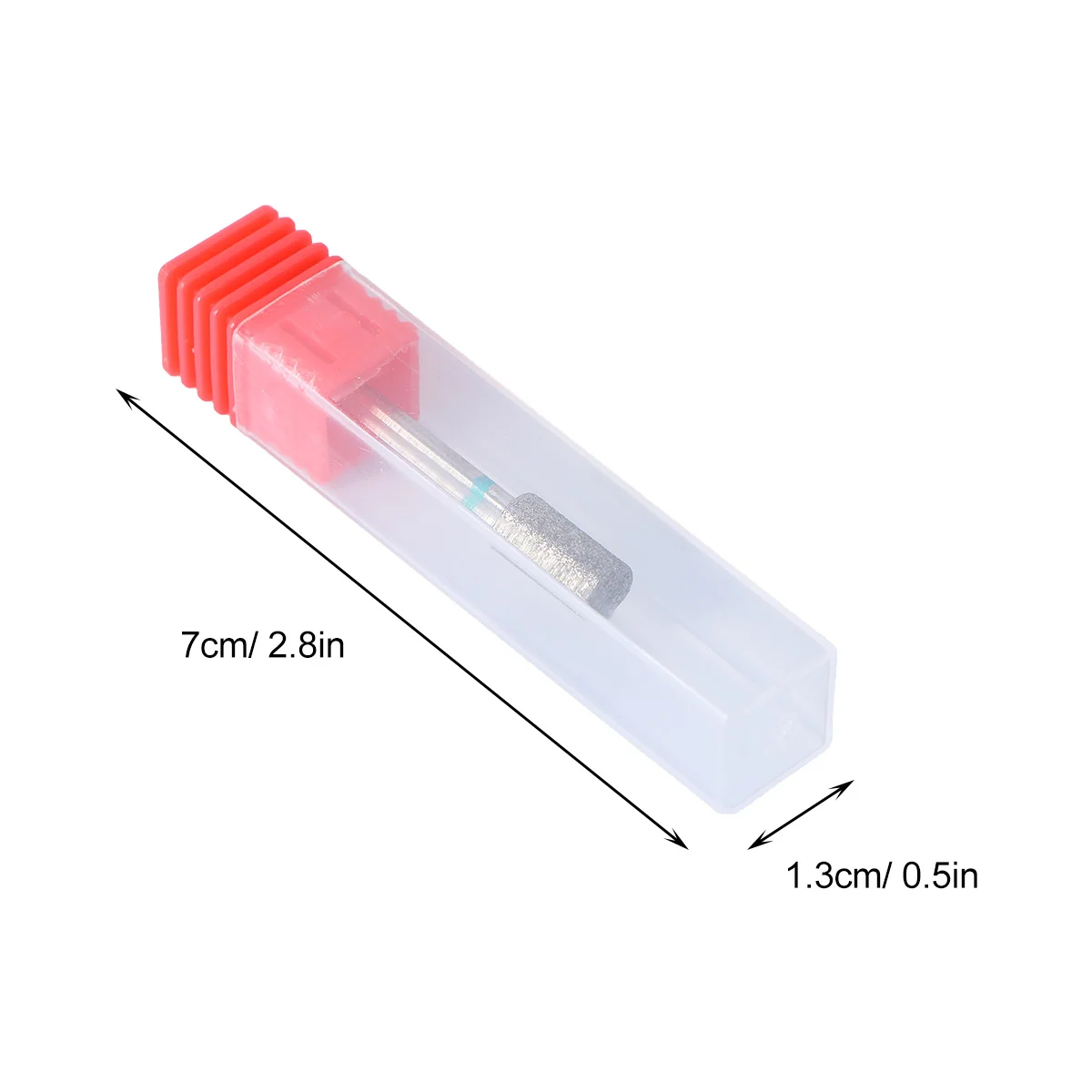 Nail Drill Bits Set 3 Sizes Ceramic Stone Burr for Manicure Electric Nail Grinder Removal Tool Manicure Drill Bits